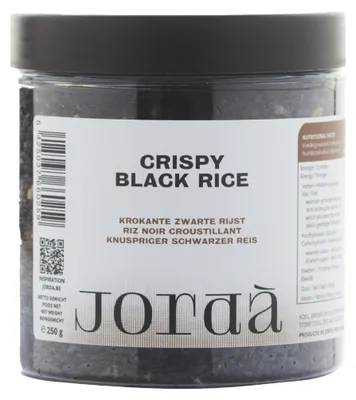 Produktbild von Jorda Crispy Schwarzer Reis 250g – Knusprige Reisbällchen, glutenfrei & vegan
