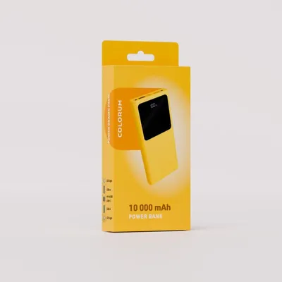 Produktbild von Forever, Powerbank 10000mAh USB QC OUT USB-C PD IN/OUT Micro-USB IN, Gelb