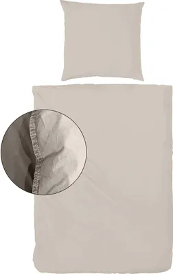 Produktbild von Enrico Coss Bettwäsche Stonewashed Kissenbezug einzeln 40x40 cm leinen