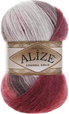 Produktbild von Alize Angora Gold Batik 100g Farbverlaufsgarn 20% Wolle Winterwolle Häkelgarn