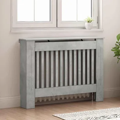 Produktbild von Stabli Heizkörperabdeckung Beton Grau 112 x 19 x 81,5cm Holzwerkstoff - DE911979 - Klima- & Heizgeräte Zubehör