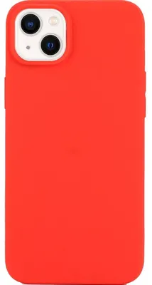 Produktbild von Mobigear Colors Schutzhülle für iPhone 14 Plus, flexibles TPU-Rückseitenetui – Rot