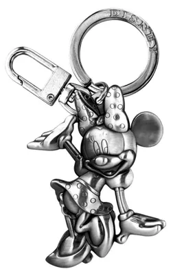 Immagine prodotto di Portachiavi in peltro con Topolino e Minnie