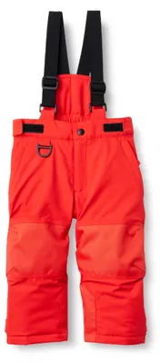 Image de A. Pantalon de ski et pantalon de neige unisexe pour enfants, marque Essentials, couleur rouge vif, taille 9 ans