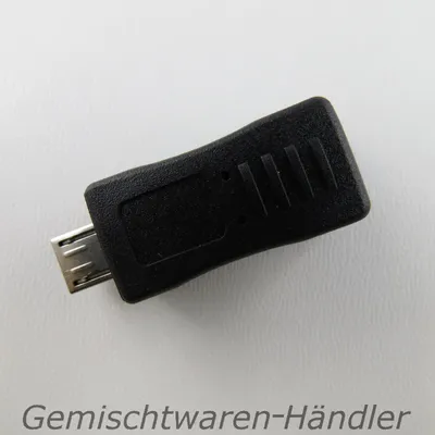 Immagine prodotto di Adattatore USB 2.0 Mini (5 pin) a Micro USB-B, prodotto nuovo