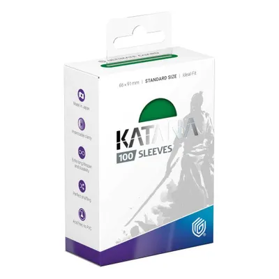 Obrázok produktu pre Ultimate Guard Katana obaly 100 ks – Jade Garden – Prémiové štandardné obaly na kartičky