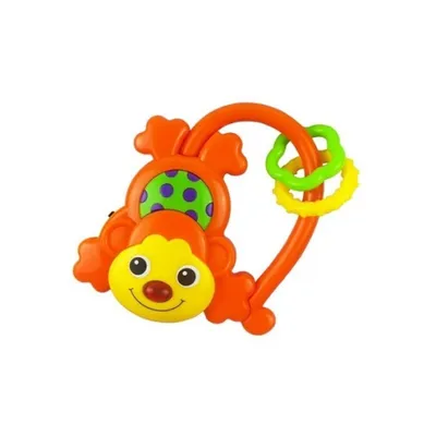 Produktbild von Babyrassel mit Klang Baby Mix Monkey orange