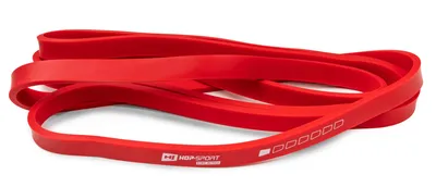 Obrázok produktu pre Latexový fitness pás Hop-Sport 7-16 kg HS-L013RR na silový a kondičný tréning a budovanie svalov - červený