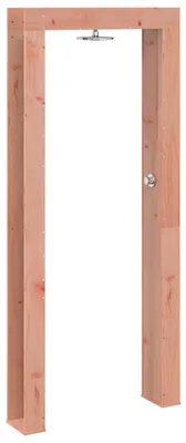 Image de Douche d'extérieur vidaXL 226 cm en bois massif de douglas et acier inoxydable naturel