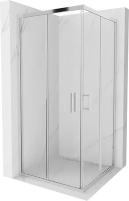 Produktbild von Mexen Rio kabina prysznicowa kwadratowa 90 x 90 cm, transparent, chrom - 860-090-090-01-00