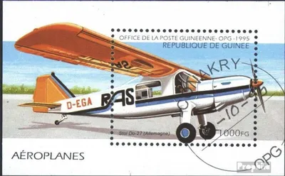 Produktbild von Briefmarken Guinea 1995 Mi Block496 (kompl.Ausg.) gestempelt Reiseflugzeuge