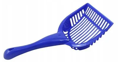 Imagen del producto de NOBLEZA. Pala para arena de gatos, color azul, para mascotas