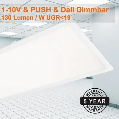 Produktbild von LED Einlegepanel 1195x295 40W (W) 850 Weiß UGR19 1-10V&Dali