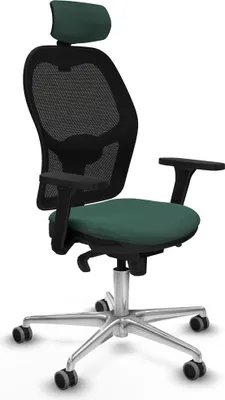 Produktbild von Bürostuhl mit Kopfstütze Jorquera Piqueras y Crespo 3D086G2 grün