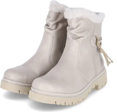 Immagine prodotto di Stivaletti/Stivali invernali da donna Rieker, color beige, in ecopelle, taglia: 36