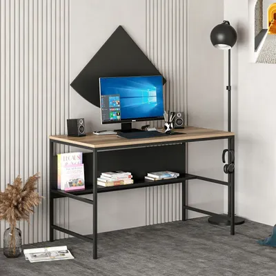 Produktbild von Skye Decor, Greta - 4481 - Dore, Black, Schreibtisch, Dore, 100 % MELAMINBESCHICHTETE SPANPLATTEN, 120 x 60 x 74 cm