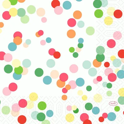 Produktbild von Duni Happy Bubbles Tissue Serviette 33 x 33 cm 3 lagig 50 Stück