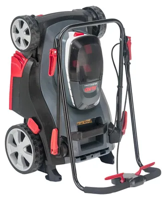 Produktbild von AL-KO Akku-Rasenmäher 38.2 Li Comfort, 38 cm Schnittbreite, Akkufach für bis zu 2 Akkus 18 V Li-Ion (2x Akku und Ladegerät im Lieferumfang), für Flächen bis 300 m², zentrale Schnitthöhenverstellung