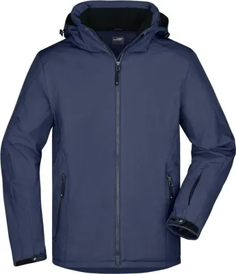 Produktbild von Elastische, gefütterte Softshelljacke navy, Gr. XXL