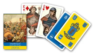 Productafbeelding van Piatnik - Oekraïense speelkaarten - Oekraïense speelkaarten - Українські гральні карти