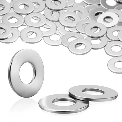 Produktbild von 60 Stück M6 x 24 mm Edelstahl-Unterlegscheiben A2 V2A für Schrauben, Muttern und Gewindestangen