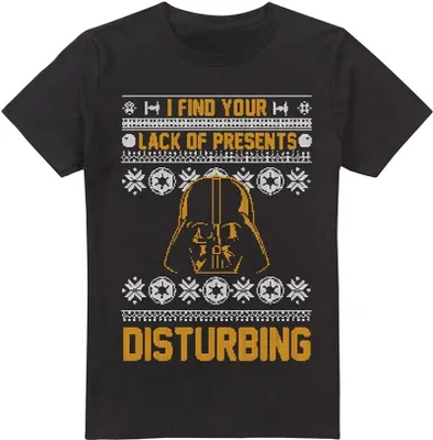 Productafbeelding van Star Wars - T-shirt voor heren met de tekst "Geen kerstcadeaus" (TV3851) (XXL) (zwart)
