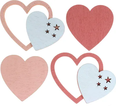 Produktbild von Herz Deko Sets für Hochzeit Geburtstagsfeier Tischdeko Geschenk, 24 Stück