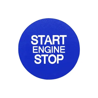 Immagine prodotto di Adesivi Start Engine per Alfa Romeo Giulia Stelvio e Tonale, blu, set da 2