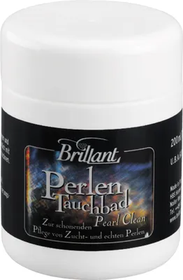 Produktbild von Brillant Perlentauchbad 200ml zur Reinigung und Pflege von Perlen