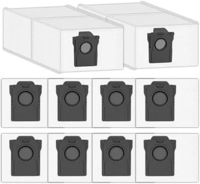 Produktbild von 10 Stück Ersatz Filtertüten für Ultra-Modelle - für S20 Ultra Robotstifte mit Selbst-Entleerungsstation - Zubehörset