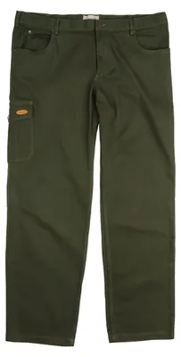 Produktbild von XXL Hubertus grüne Stretch-Jagdjeans mit Beintasche