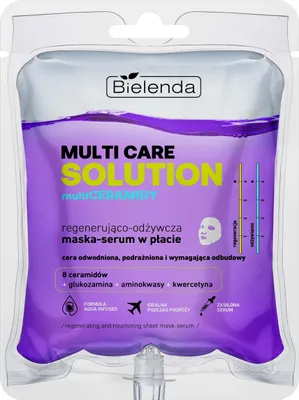 Produktbild von BIELENDA Multi-Ceramide Regenerierende und Nährende Serum-Tuchmaske
