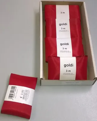 Produktbild von Uni-Taftband – Schleifenband – 70mm x 3m - rot