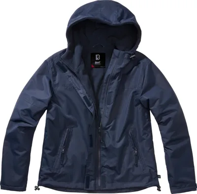 Obrázok produktu pre Brandit BD33113 | Dámska vetrovka so zapínaním na prednom diele s vnútorným vreckom - Farba: Navy - Veľkosť: 5XL