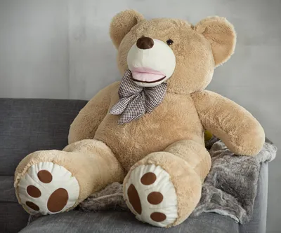 Produktbild von XXL PLÜSCHBÄR TEDDYBÄR KUSCHELTIER PlüSHTIER BÄR STOFFTIER AMIGO 130 BEIGE