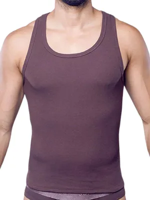 Produktbild von Supawear Ribbed Singlet Tank Top Peppercorn