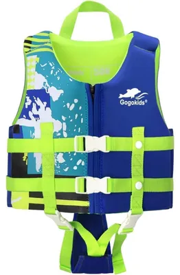 Productafbeelding van Zwemvest van neopreen, drijfvermogen, voor peuters, 15-35 kg, maat S (2-3 jaar), blauw