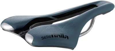 Image de Selle Italia SLR Boost Gravel TI 316 Superflow S3 Blue Granite