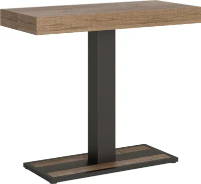 Zdjęcie produktu dla ITAMOBY - Konsola rozkładana 90x40/300 cm Capital Dąb naturalny rama w kolorze Antracytu