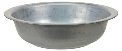 Produktbild von Schale Metall Zink div. Gr. Ø29,5-52cm wählbar Pflanzschale Blumenschale Wanne Ø31.5x8.5cm