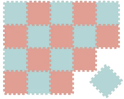 Imagen del producto de Alfombrilla de juego para bebés de 18 piezas, puzzle, 30x30 cm. Alfombrilla para gatear, alfombrilla para el suelo, ideal para la habitación de los niños