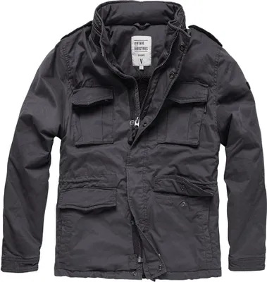 Produktbild von Vintage Industries Madison Textiljacke, schwarz, S