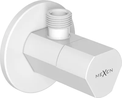 Obrázok produktu pre Mexen T-hranný ventil pre 1/2 "x3/8" batériu, biely - 79973-20
