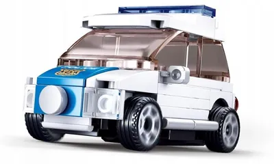 Produktbild von Sluban Polizei Funkstreifenwagen Bausteine 56 Teile