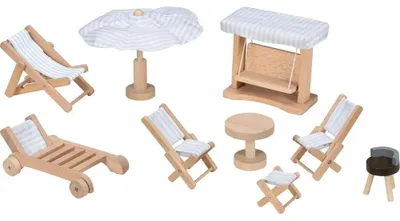 Obrázok produktu pre Záhrada s nábytkom pre bábiky