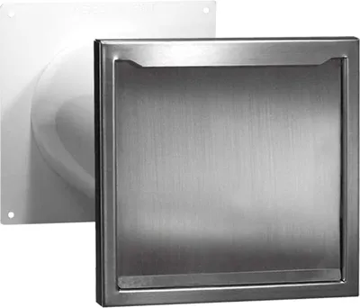 Produktbild von Sagemüller & Rohrer 50491 PowAirbox 125 Mauerkasten mit Edelstahl-Front / Anschluss Ø 125 mm