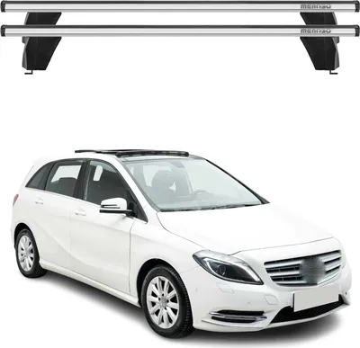 Produktbild von Menabo Dachträger Grundtäger für Mercedes B Klasse W246 2011-2018 75kg Silber 2x