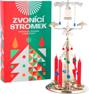 Obrázek produktu pro Andělské zvonění – stromeček stříbrný