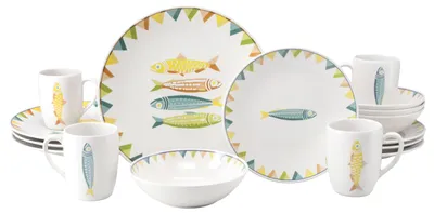 Obrázok produktu pre CreaTable, 25402, Sardinhas Pastell, súprava riadu pre 16 osôb, keramika