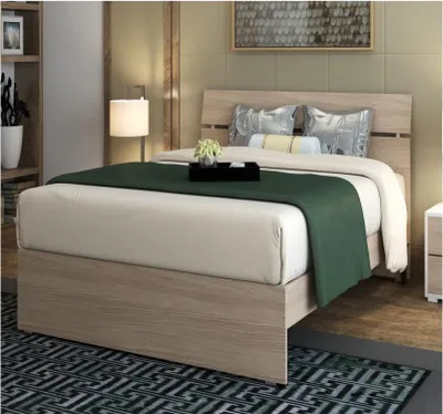 Immagine prodotto di Letto matrimoniale in legno colore olmo LETTO160TPOL